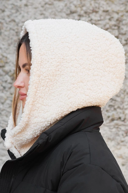 Жіноча тепла шапка капор на флісі Bonnet (8049427) - Фото 6 Жіноча тепла шапка капор на флісі Bonnet (8049427) - зображення 6