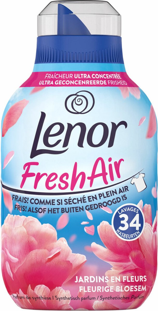 Кондиціонер для білизни Lenor FreshAir Jardins en Fleurs 6x476 г (8006540850480) - зображення 2