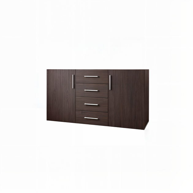Комод с дверцами Tobi Sho Keelin ST-0004 на 4 ящика для гостиной, 1500х820х520 мм Венге - Фото 3 Комод с дверцами Tobi Sho Keelin ST-0004 на 4 ящика для гостиной, 1500х820х520 мм Венге - изображение 3