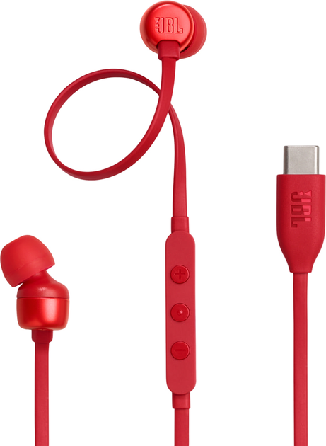 Акція на Навушники JBL Tune 310C USB-C Red від Rozetka