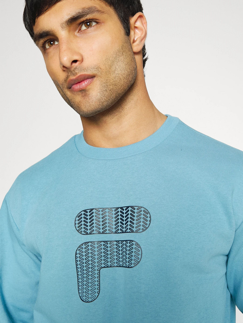 Bluza bez kaptura męska Fila FAM0189-50013 S Niebieska (4064556292681) - obraz 4