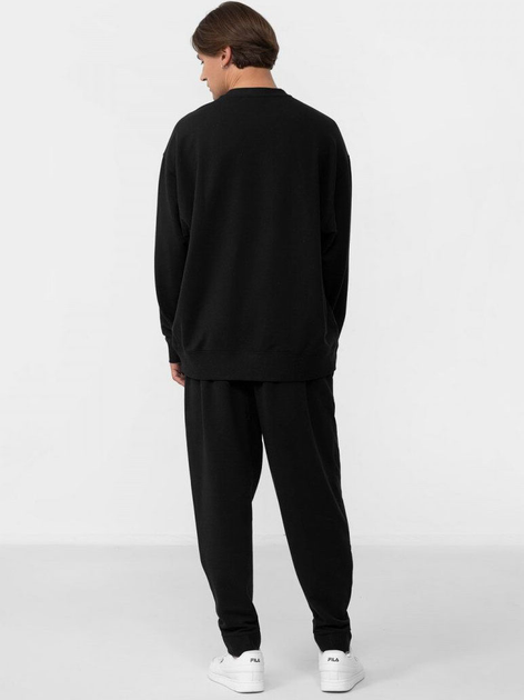 Bluza bez kaptura męska Fila FAM0137-80001 L Czarna (4064556358202) - obraz 4