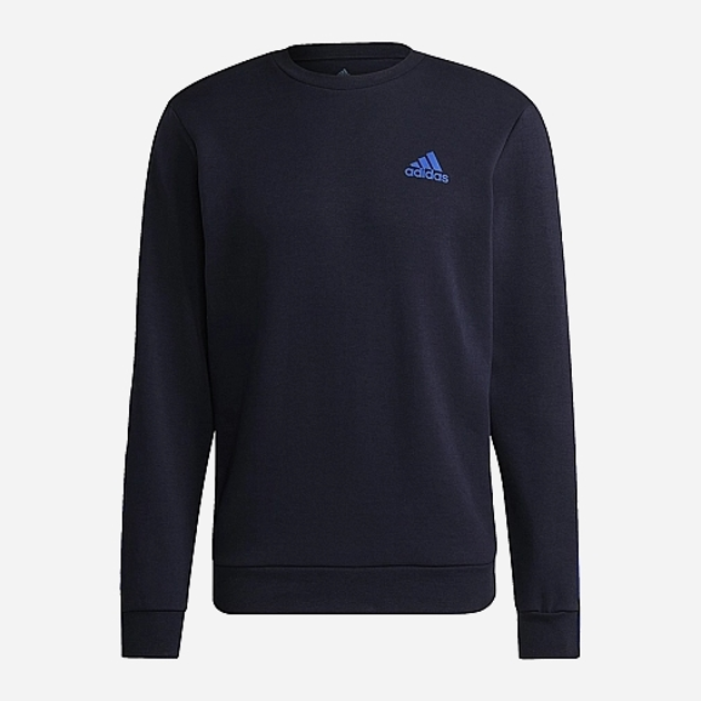 Bluza bez kaptura męska Adidas M Dk Swt H12218 M Niebieska (4064054427073) - obraz 5