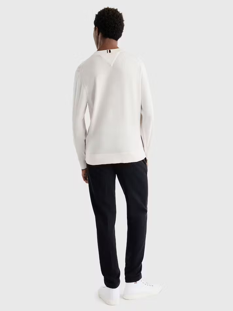 Джемпер чоловічий Tommy Hilfiger Regular Fit MW0MW31584 M Білий (8720644182826) - зображення 4