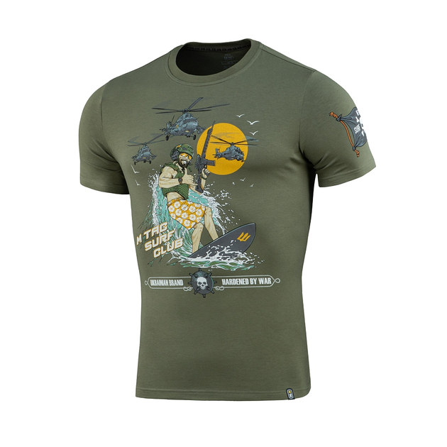 Футболка M-Tac Surf Club Light Olive M - изображение 1