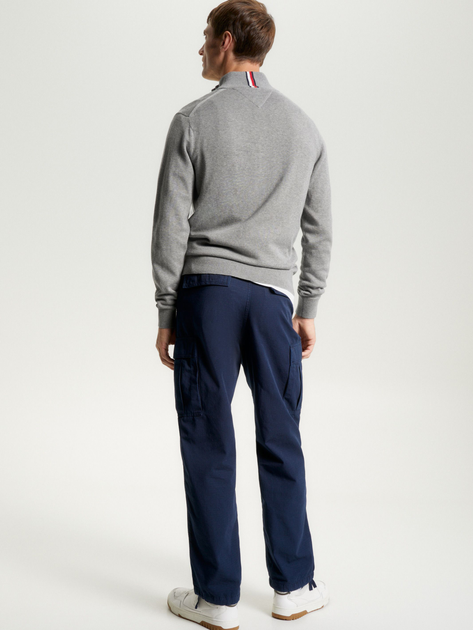 Sweter męski rozpinany na zamek Tommy Hilfiger MW0MW28050 M Szary (8720645168225) - obraz 4