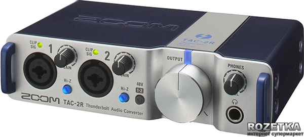 Аудиоинтерфейс Zoom TAC-2R (282 597) - Фото 2 Аудиоинтерфейс Zoom TAC-2R (282 597) - изображение 2