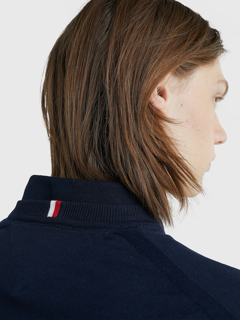 Sweter męski z dzianiny Tommy Hilfiger MW0MW30955-DW5 S Granatowy (8720642701616) - obraz 5