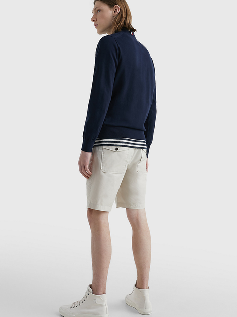 Sweter męski z dzianiny Tommy Hilfiger MW0MW30955-DW5 L Granatowy (8720642701630) - obraz 4