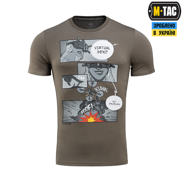 Футболка M-Tac Comics Drone Girl Dark Olive XL - зображення 2