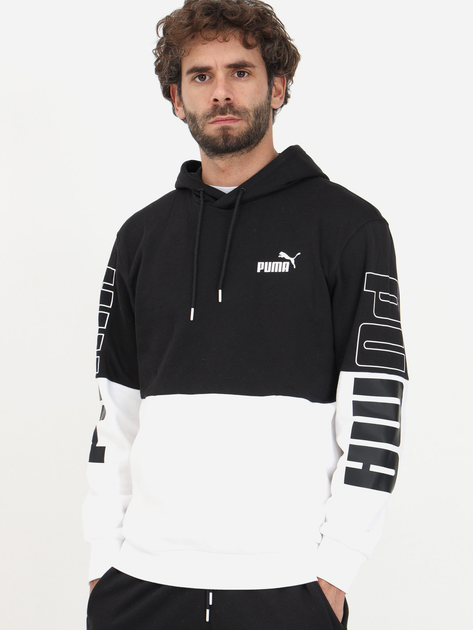 Худі чоловіче Puma Power Colorblock Hoodie Fl 67591001 L Різнокольорове (4099683581520) - зображення 1