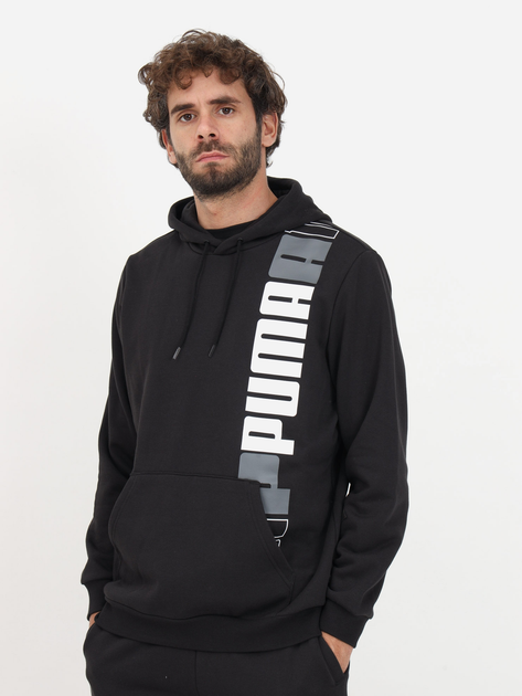 Худі чоловіче Puma Ess+ Logo Lab Hoodie Fl 67591901 S Чорне (4099683919859) - зображення 3
