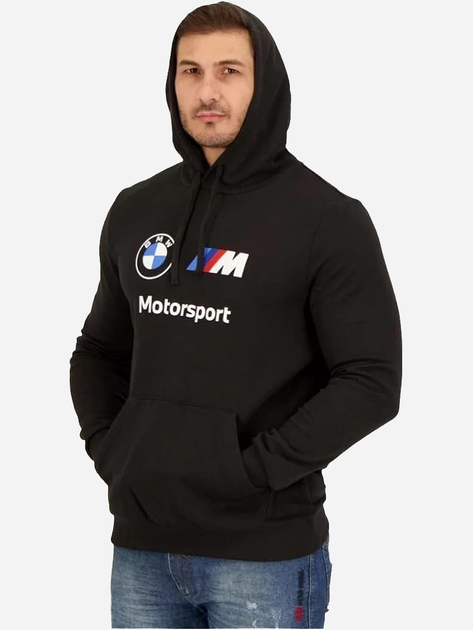 Bluza męska z kapturem Puma BMW MMS ESS FT 53814301 2XL Czarna (4065453003738) - obraz 3
