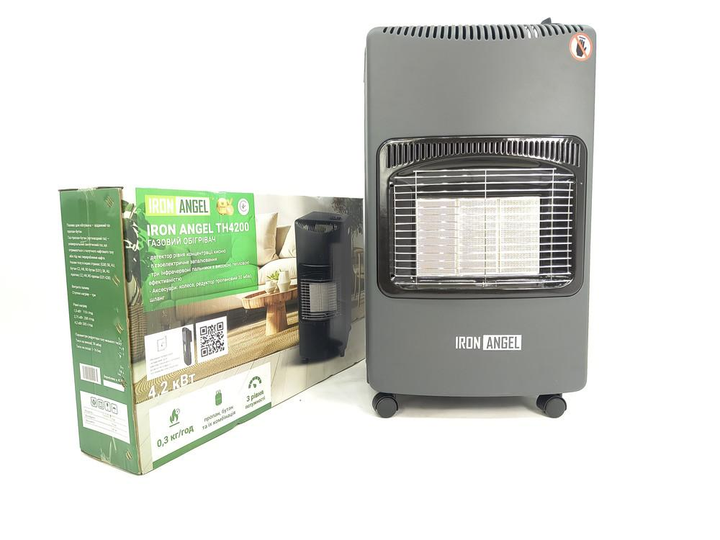 Газовий обігрівач Iron Angel TH4200, 4,2 кВт з редуктором та шлангом - зображення 6