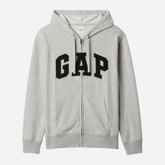 Bluza męska rozpinana streetwear polarowa GAP 868454-02 M Szara (1200132977716) - obraz 5