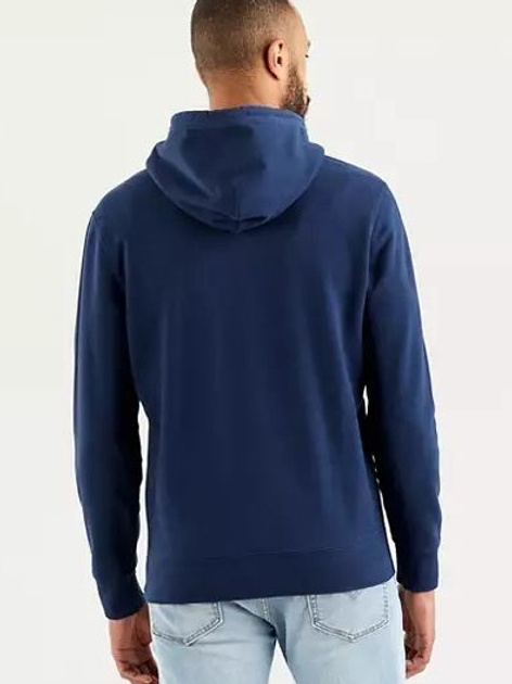 Bluza męska z kapturem kangurka Levi's The Original Hm Hoodie 34581-0009 2XL Granatowa (5400970008283) - obraz 2