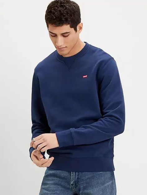 Світшот чоловічий Levi's The Original Hm Crew 35909-0001 XL Navy Blaz (5400898433600) - зображення 1