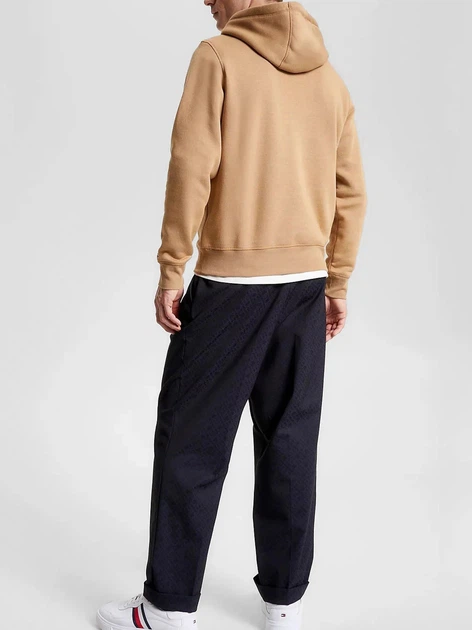 Bluza z kapturem męska kangurka Tommy Hilfiger MW0MW11599-AEF 2XL Beżowa (8720645706861) - obraz 4