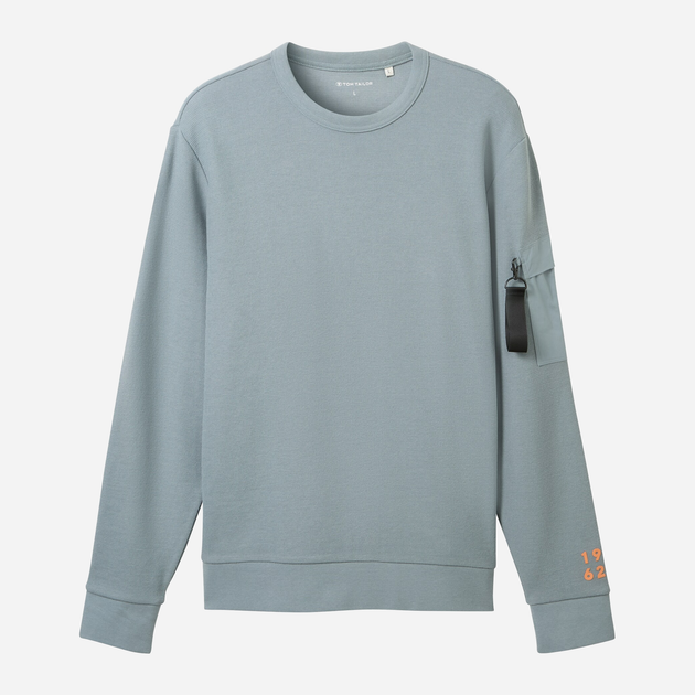 Bluza męska rozpinana streetwear z kapturem Tom Tailor L1040919018 L Miętowa (4067672230315) - obraz 6