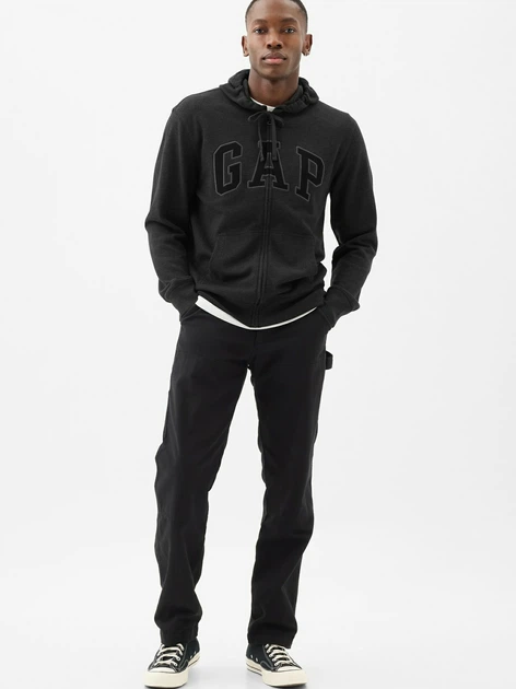 Bluza męska rozpinana z kapturem GAP 868454-04 M Ciemnoszara (1200133052245) - obraz 3