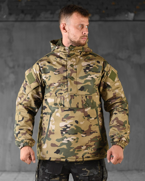 Тактична демісезонна куртка анорак SoftShell S мультикам (88915) - зображення 1