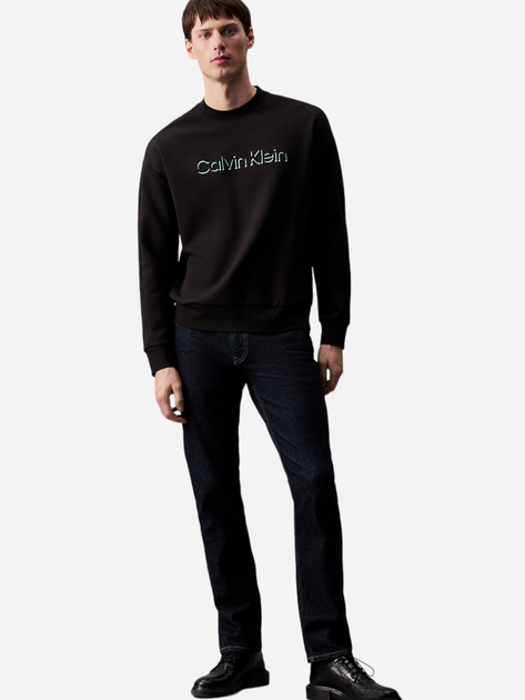 Світшот чоловічий Calvin Klein K10K113081-BEH S Чорний (8720109949124) - зображення 3
