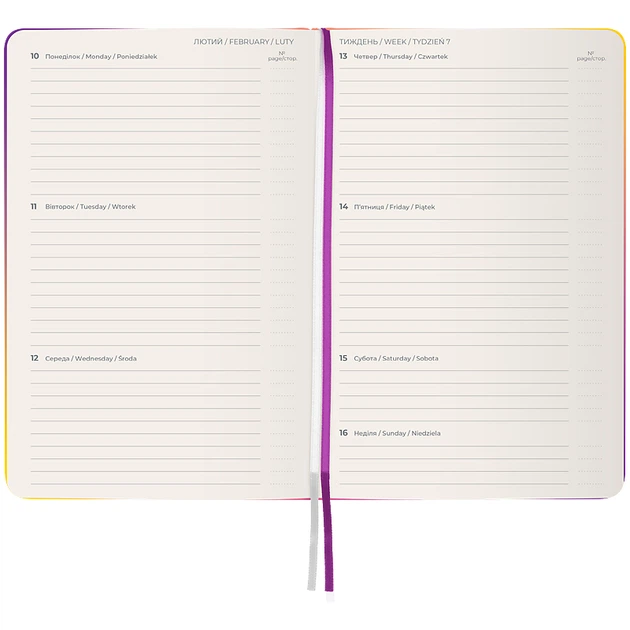 Еженедельник датирован 2025 Axent Partner Gradient Soft 125x195 мм 192 страницы Create (8523-25-3-A) - Фото 4 Еженедельник датирован 2025 Axent Partner Gradient Soft 125x195 мм 192 страницы Create (8523-25-3-A) - изображение 4