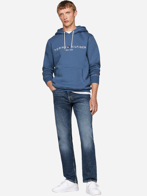 Bluza męska z kapturem kangurka Tommy Hilfiger MW0MW11599-DBZ L Granatowa (8720637113967) - obraz 3