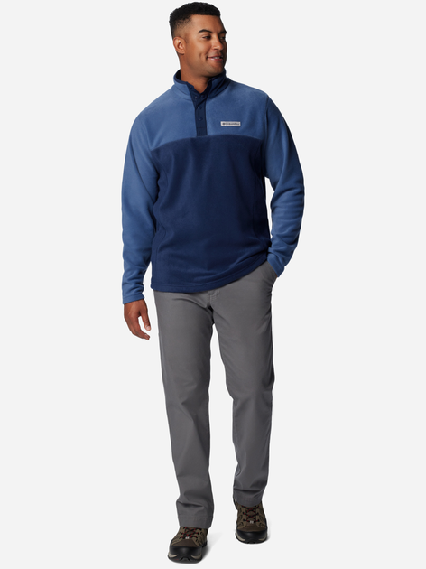 Толстовка на флісі чоловіча Columbia Steens Mountain Half Snap II 2097721465 XXL Темно-синя (195981427400) - зображення 3