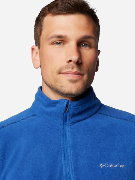 Толстовка на флісі чоловіча Columbia Klamath Range II Half Zip 1352472441 M Синя (195980978767) - зображення 5