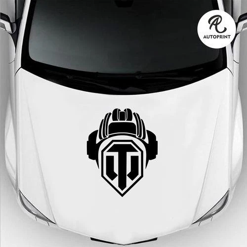 Наклейка на авто Oracal World of tanks Черная 40х32см (NA059-b4) - изображение 2