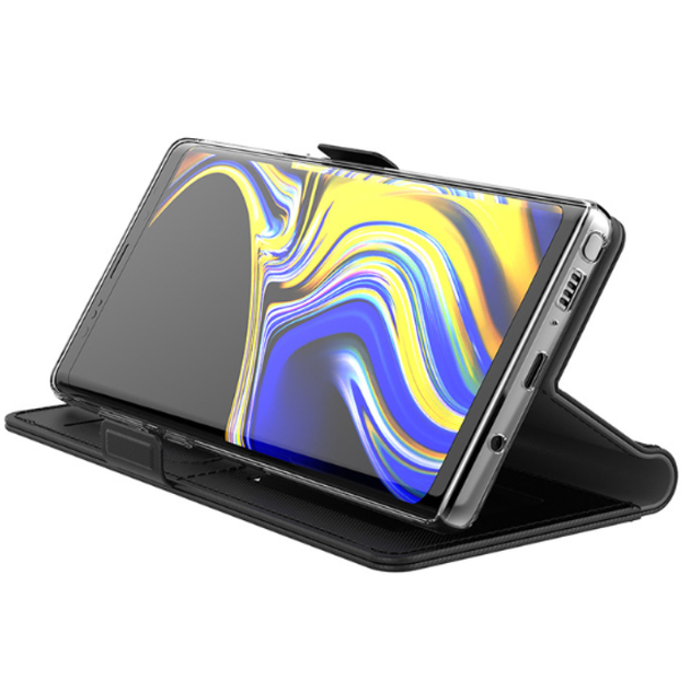 Чохол - книжка Beauty Case для Oppo Reno12 із дзеркалом black - Фото 3 Чохол - книжка Beauty Case для Oppo Reno12 із дзеркалом black - зображення 3