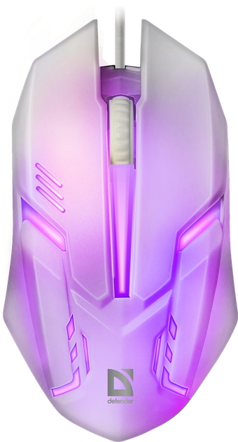 Мышь Defender Cyber MB-560L, White, USB, подсветка (52561) - изображение 1