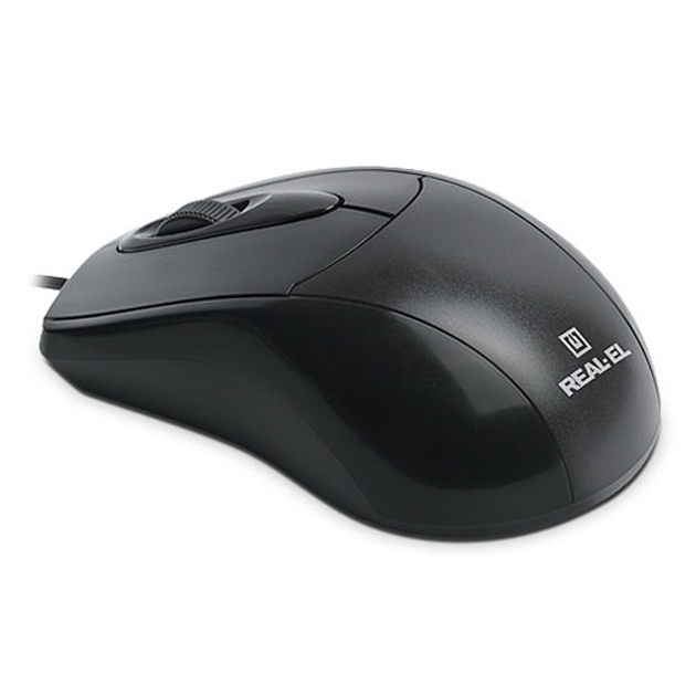 Мышь REAL-EL RM-207, Black, USB - изображение 2