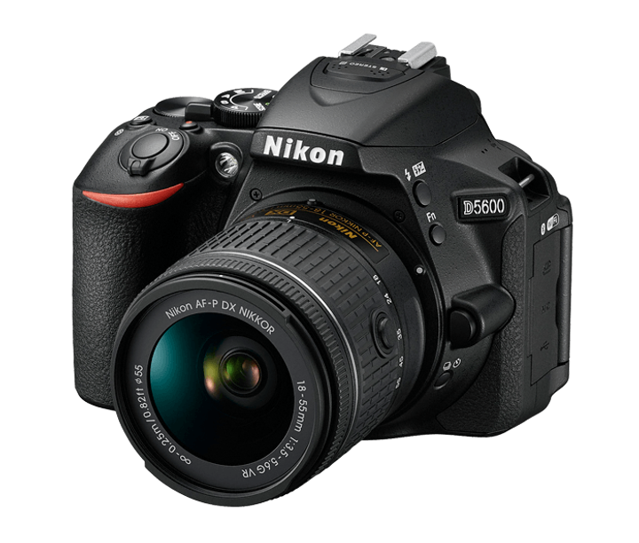 Фотоаппарат Nikon D5600 AF-P DX 18-55mm 24.7MP f/3.5-5.6G ED VR MicroSD ...