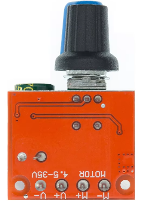 Модуль мотору 5А DC-DC контролю керування 4.5V-35V швидкості двигуна - Фото 3 Модуль мотору 5А DC-DC контролю керування 4.5V-35V швидкості двигуна - изображение 3
