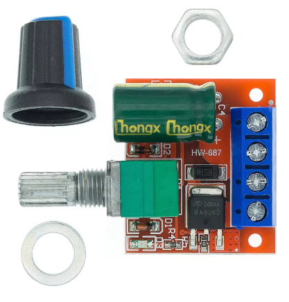 Модуль мотору 5А DC-DC контролю керування 4.5V-35V швидкості двигуна - Фото 4 Модуль мотору 5А DC-DC контролю керування 4.5V-35V швидкості двигуна - изображение 4