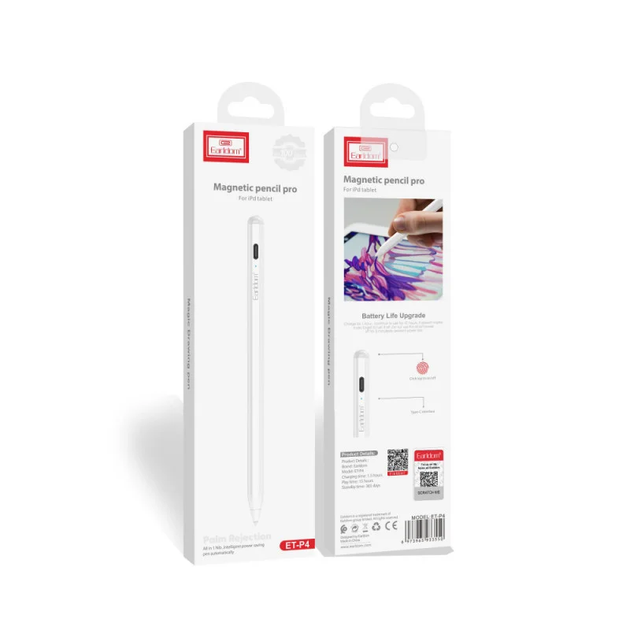 Универсальный активный стилус Stylus Pen Earldom ET-P4 Белый - изображение 2
