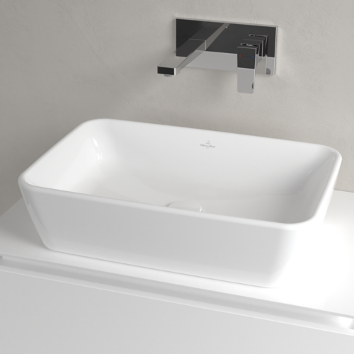 Умивальник на стільницю VILLEROY & BOCH ARCHITECTURA 5A276001, 60x40 см, білий глянсовий - Фото 2 Умивальник на стільницю VILLEROY & BOCH ARCHITECTURA 5A276001, 60x40 см, білий глянсовий - зображення 2