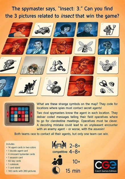 Настільна гра Codenames Pictures / Кодові імена Малюнки + правила українською! - изображение 8