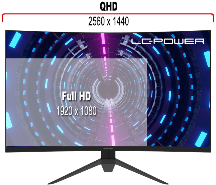 Монитор 31.5" LC-Power Quad HD-Display (LC-M32-QHD-165-C-V2) - изображение 7