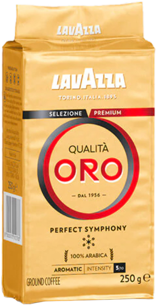 Кава мелена Lavazza Qualita Oro 250 г (8000070019911) - зображення 1