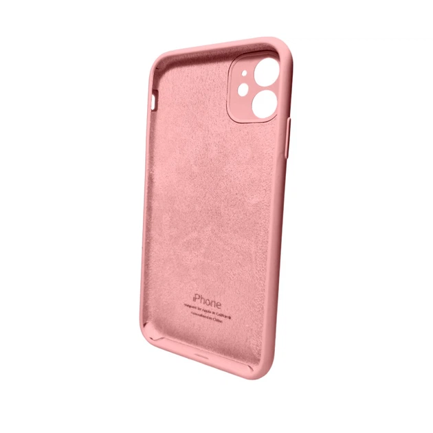 Захисний чохол-накладка Silicone Full Case AA Camera Protect для Apple iPhone 11 Pro Pink (FullAAKPi11P-41) - зображення 2
