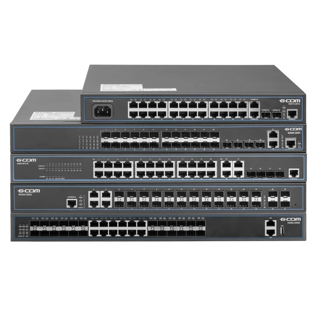 Комутатор керований GCOM S5650 28SM 1Gb порти - изображение 6