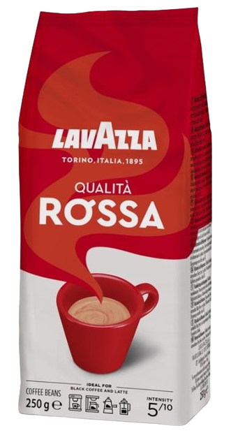 Кава в зернах Lavazza Qualita Rossa 250 г (8000070036284) - зображення 1