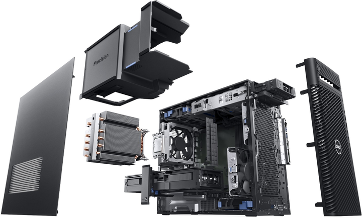 Комп'ютер Dell Precision 3680 Performance Tower (5397184865156) Black - зображення 4