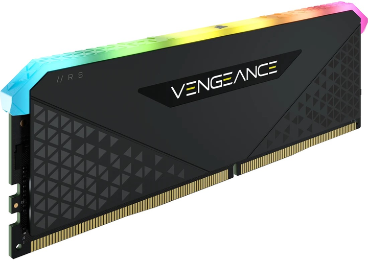 Pamięć RAM Corsair DDR4-3200 8192MB PC4-25600 VENGEANCE RGB RS Black (CMG8GX4M1E3200C16) - obraz 2