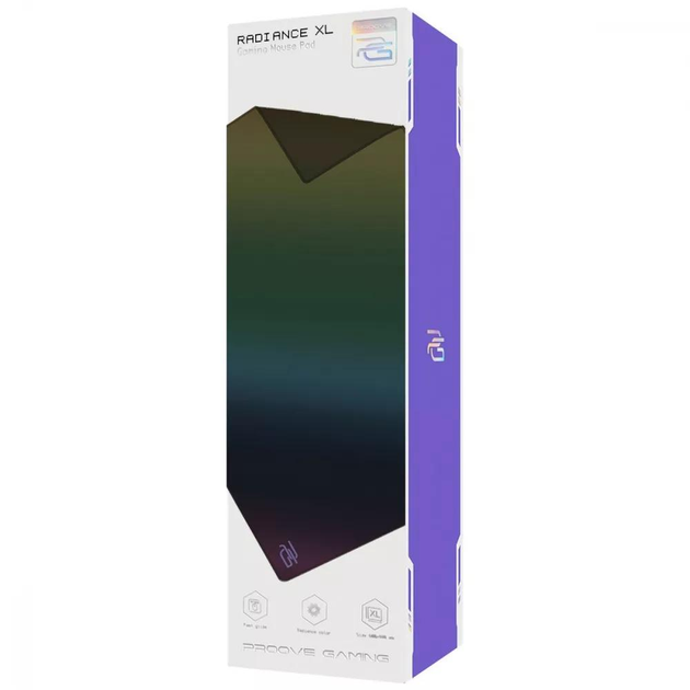 Игровая поверхность, коврик для мышки Proove Gaming Radiance XL Mouse Pad |600х400х3mm| Black - изображение 10