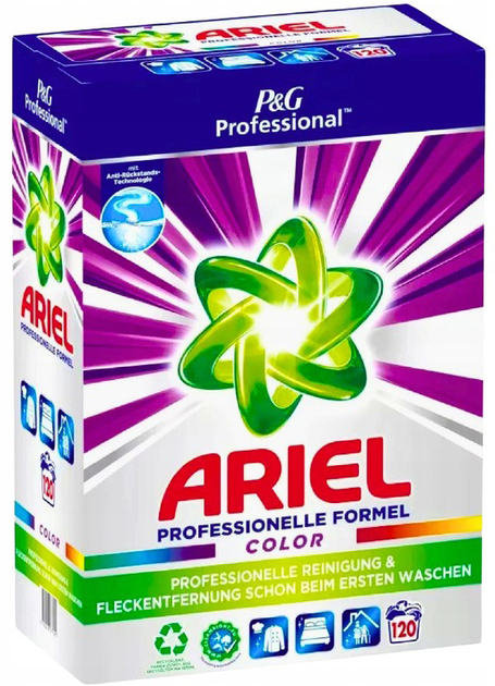 Пральний порошок Ariel Professional Color 120 прань 7.2 кг (8700216077040) - зображення 1