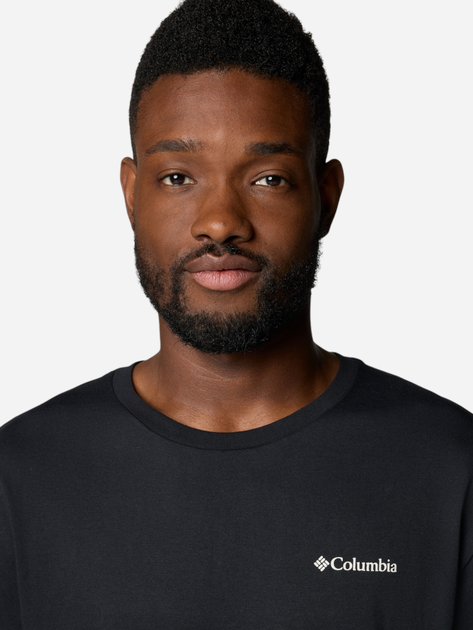 Лонгслів чоловічий Columbia North Cascades Long Sleeve Tee 1834021008 M Чорний (195981693270) - зображення 5